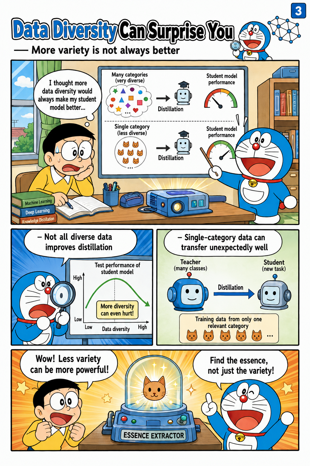 Data Diversity Can Surprise You
