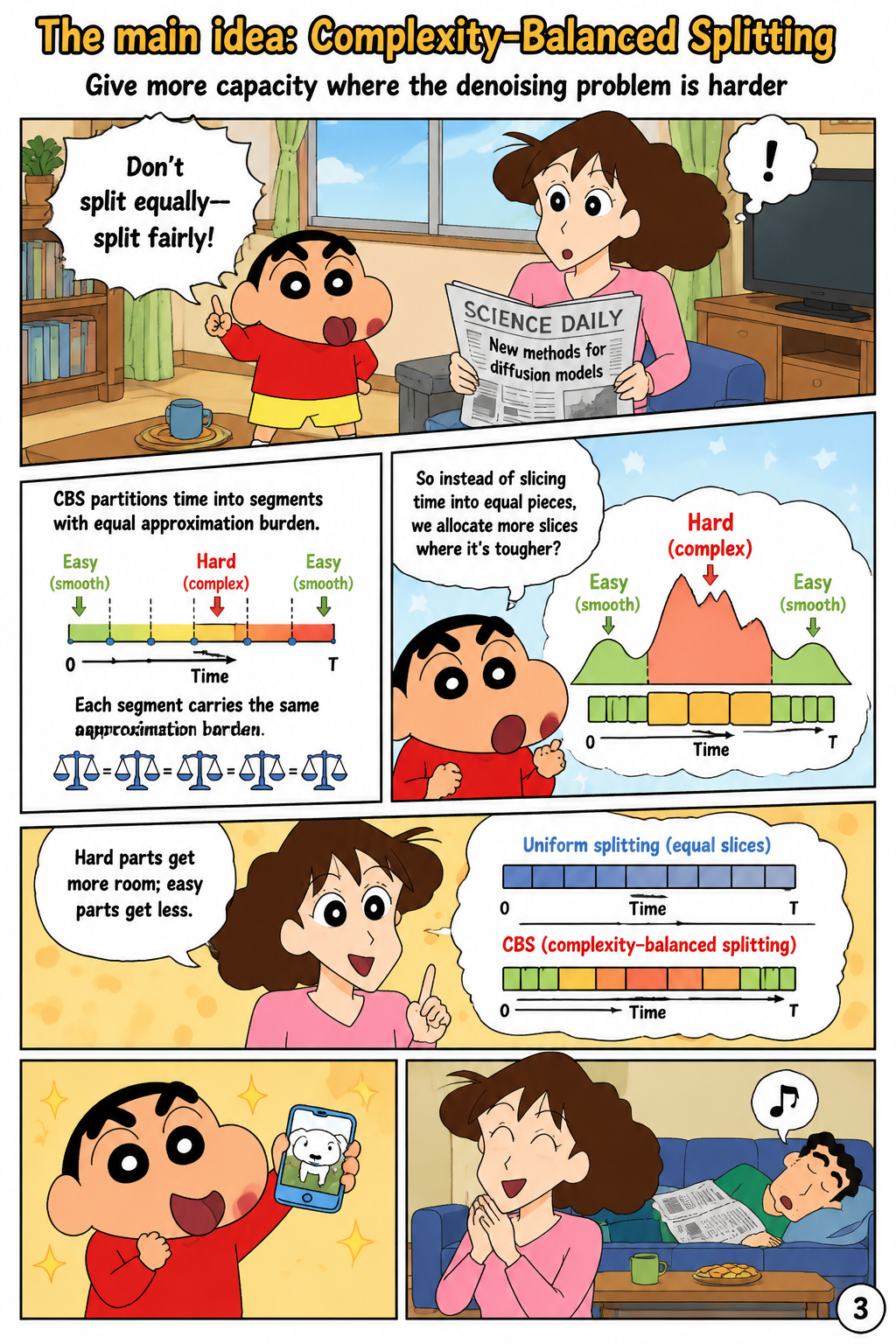 The main idea: Complexity-Balanced Splitting