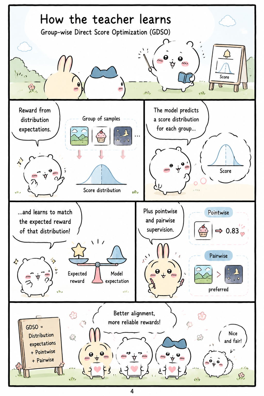 How the teacher learns