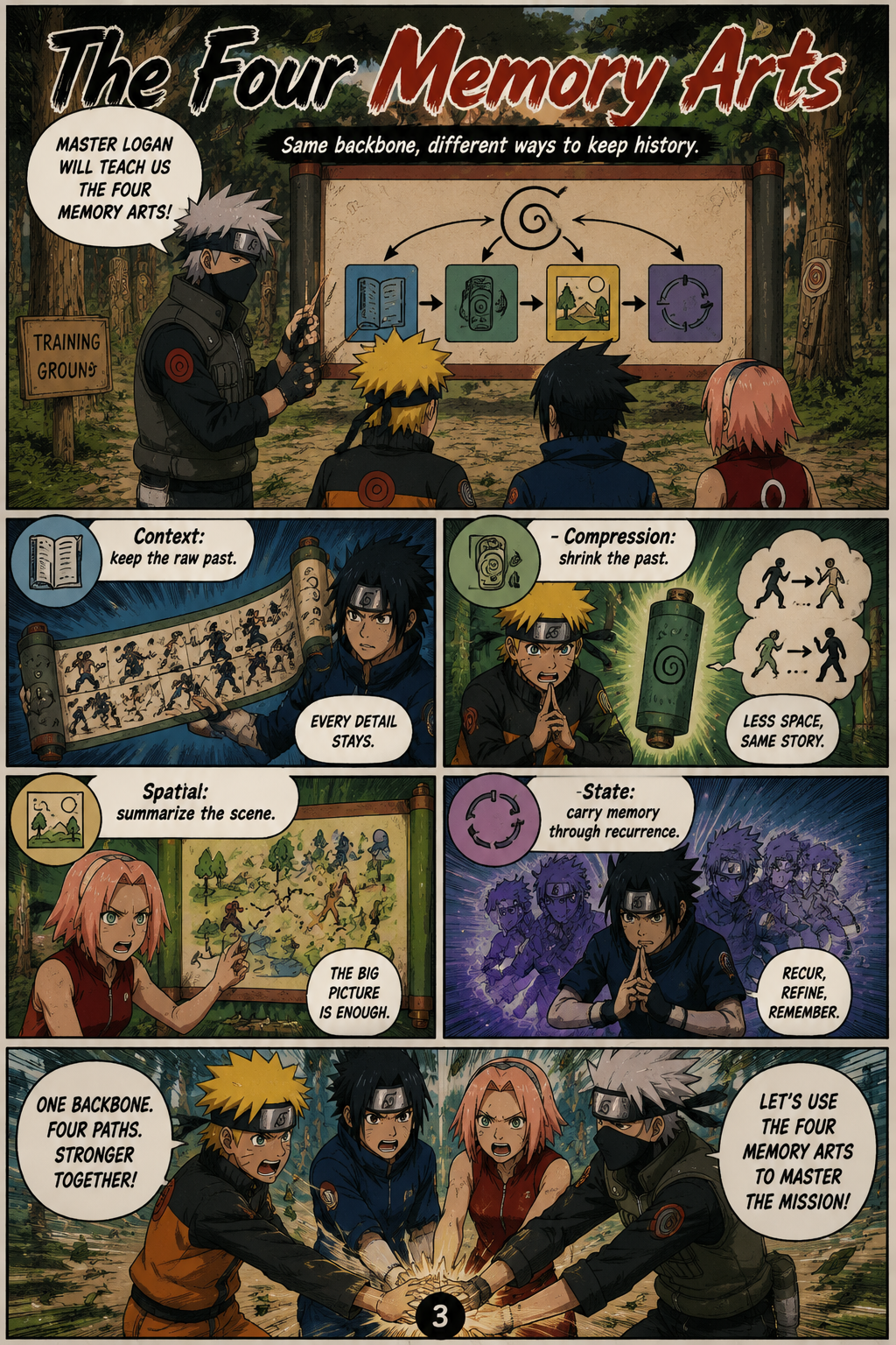 The Four Memory Arts