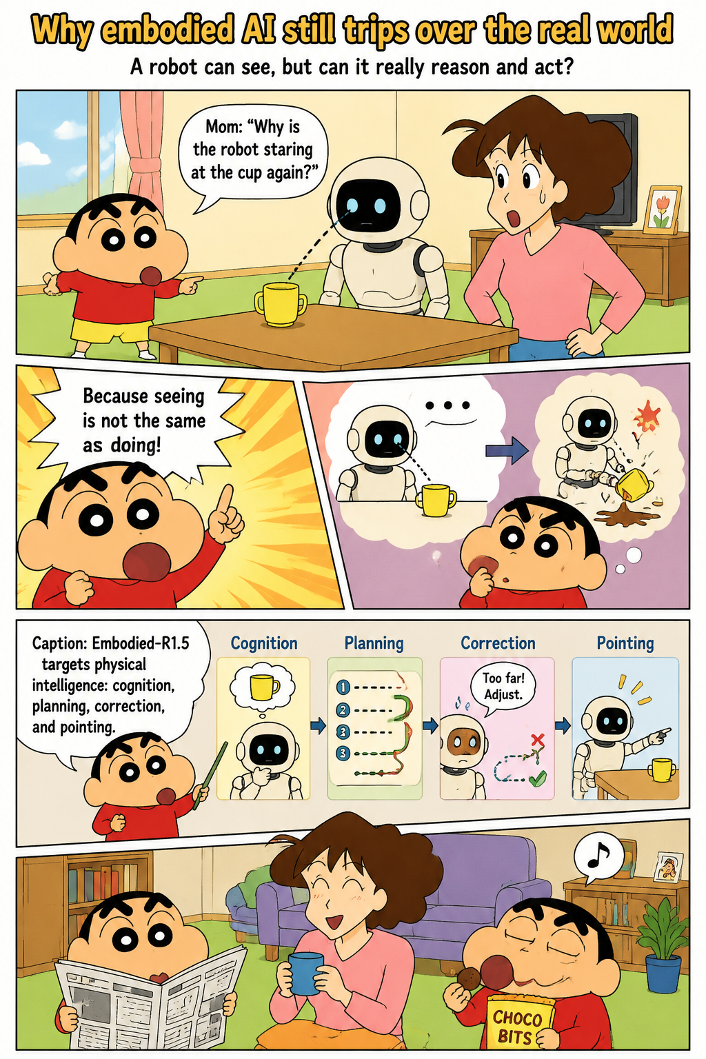 Embodied-R1.5: Evolving Physical Intelligence via Embodied Foundation Models